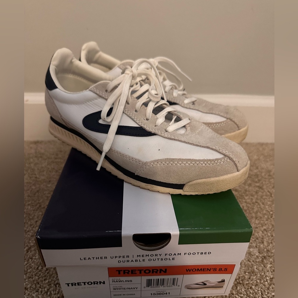 Tretorn Rawlins White/Navy